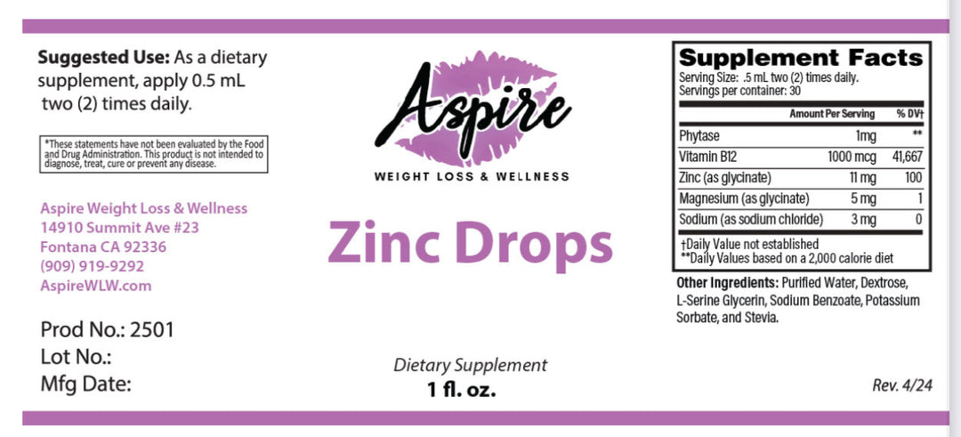 Zinc Drops